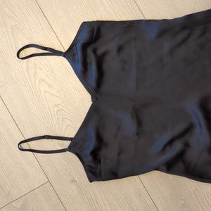 Abercrombie | Satin Midi Slip Dress